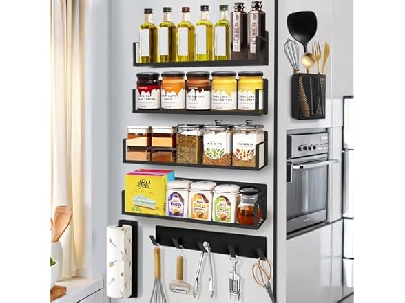 IYEBAU Magnetic Spice Racks, 7 Pack