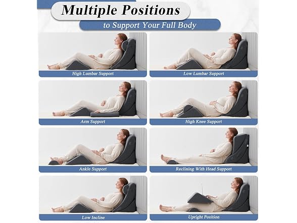 Axelrod 4-Pc Orthopedic Bed Wedge Set