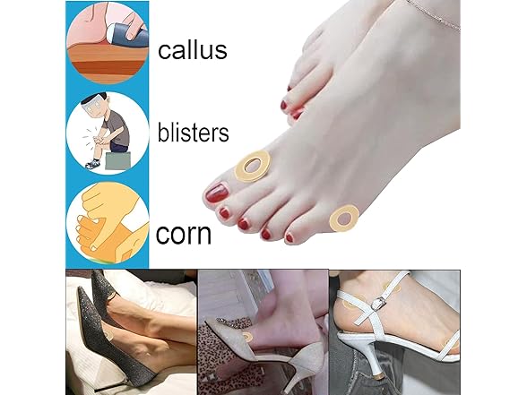 Reppkyh Foam Callus Cushions Toe Pads