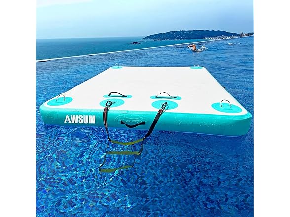 AWSUM Inflatable Floating Dock