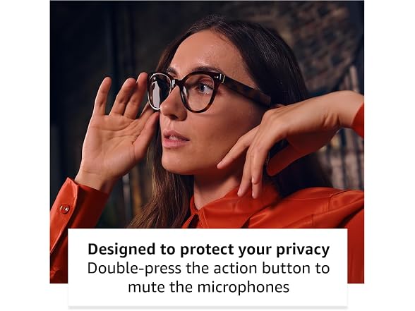 (NEW) Amazon Echo Frames Smart glasses, Designed for Alexa+, Cat Eye frames in Brown Tortoise - Gallery 7
