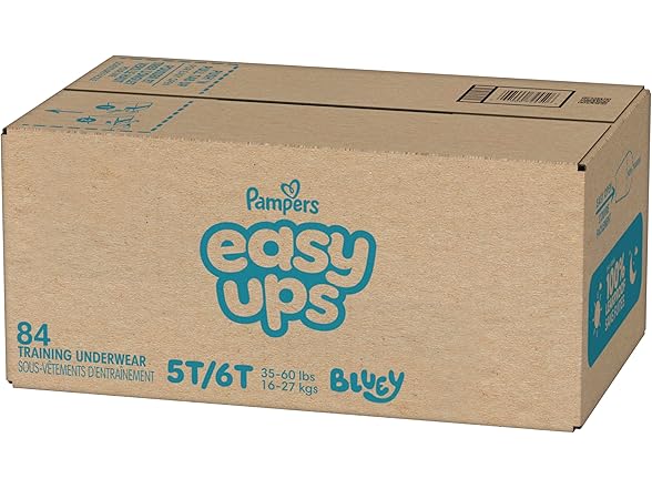 Pampers Easy Ups Bluey Training Pants 5T6T 84ct