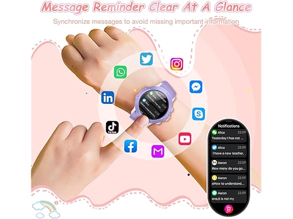 AOLON Upgraded Kids2 Smart Watches