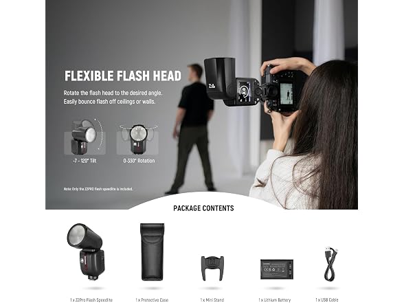 NEEWER Z2PRO-S 2.4G TTL Round Head Flash Speedlite