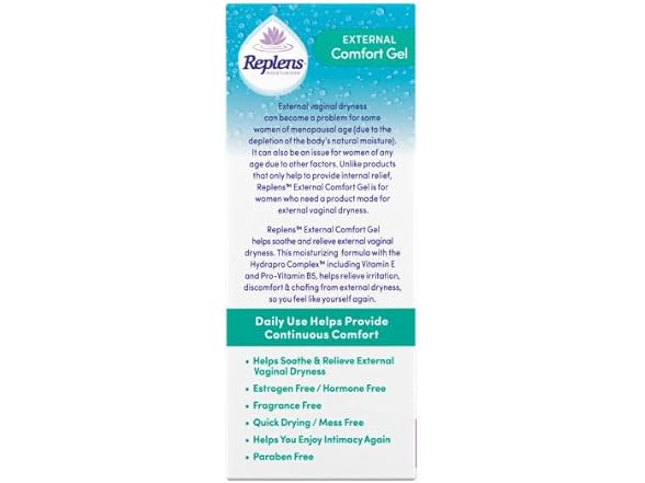 Replens External Comfort Soothing Gel 1.5 Ounce