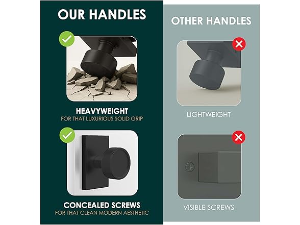 Mega Handles Barton Door Handles