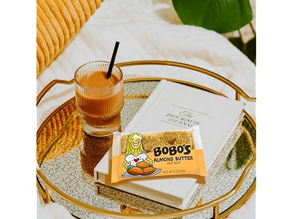 12CT Bobo's Almond Butter Oat Bars, Simple Ingredients