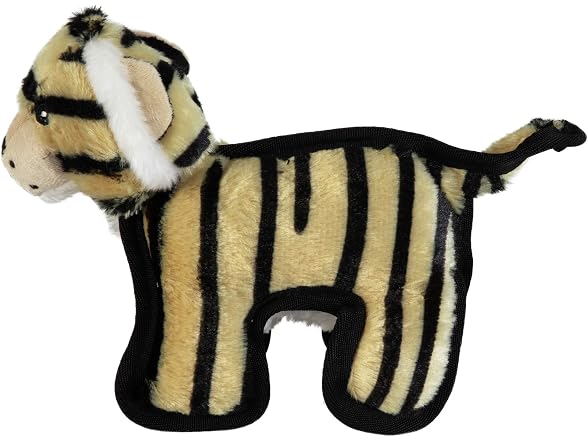 Hyper Pet Tough Plush Tiger Durable Dog Toy