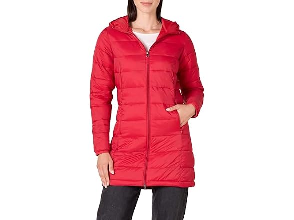 Amazon Essentials Women Lightweight Hooded Coat