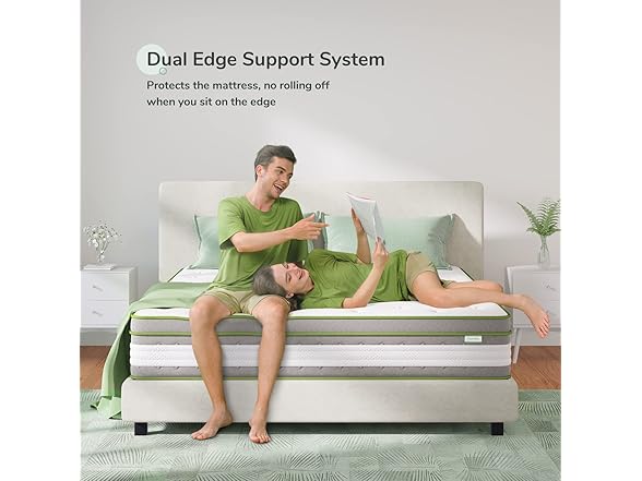 Novilla King Mattress 12" Hybrid Pillow Top