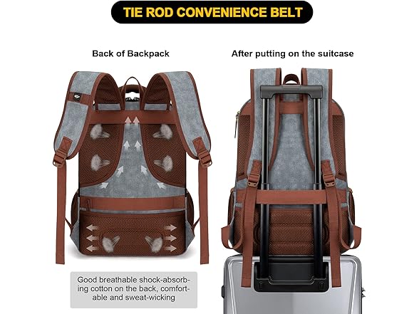 Light Grey 15.6" Laptop Backpack