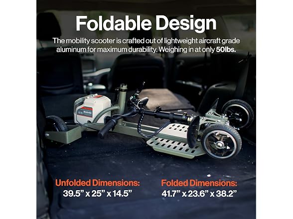SuperHandy Passport Pro Mobility Scooter