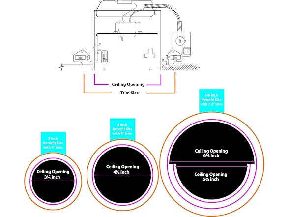 Feit Electric 4" Adjustable Recessed Downlight, 2 PK
