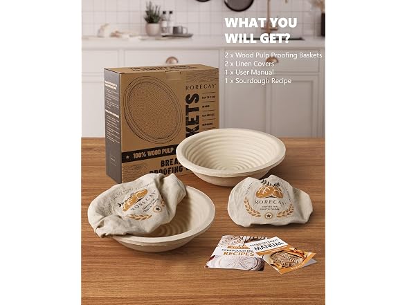Wood Pulp Banneton Bread Proofing