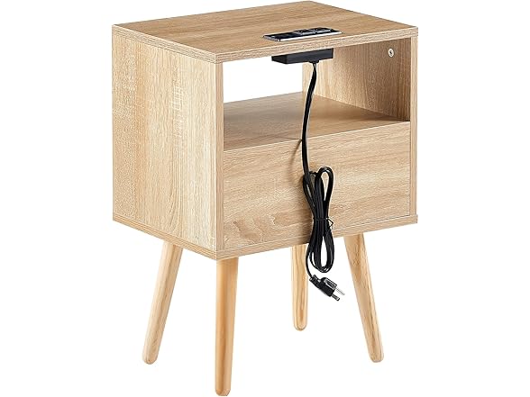 LKJYBG 15.75" Rattan Night Stand