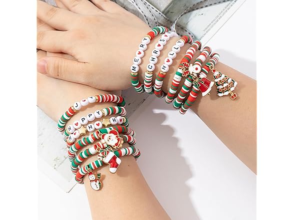 meosked Y2k Heishi Stackable