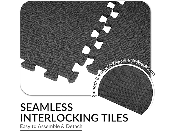 Signature Exercise Mat 1/2” Thick, 12 Tiles