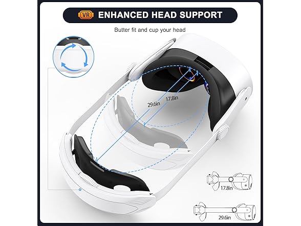 VZNEK Elite Comfort Head Strap for Meta Quest 3S/Quest 3/Quest 2 - Gallery 7