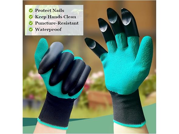 Fovakabo GAR-26 Garden Gloves with Claws