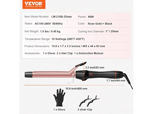 1-Inch Curling Iron