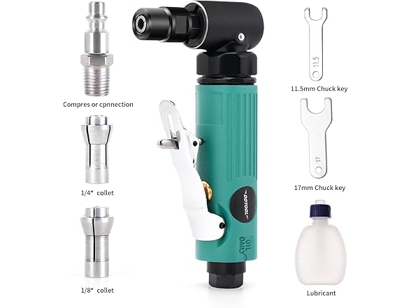 Air Right Angle Die Grinder 1/4" 22K
