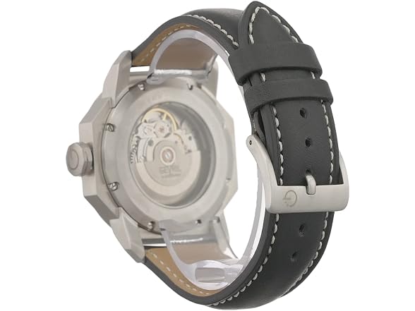 Gevril Men's Canal St Automatic Watch, Genuine Lea