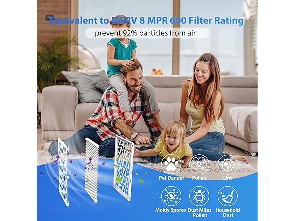 UBeesize Air Filter 14x14x1 (6-Pack)