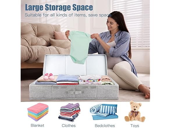 Supowin Underbed Storage Containers