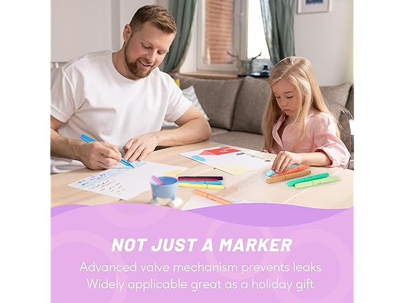Pagather Acrylic Paint Markers Brush Tip