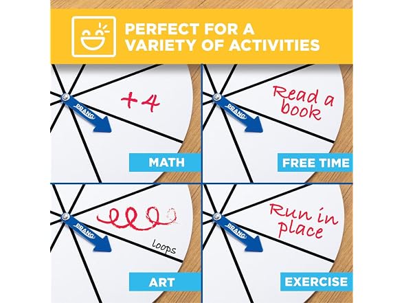 Prang Dry Erase Activity Spinner Board