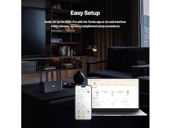 Tenda BE5100 Dual Band Wi-Fi 7 Router