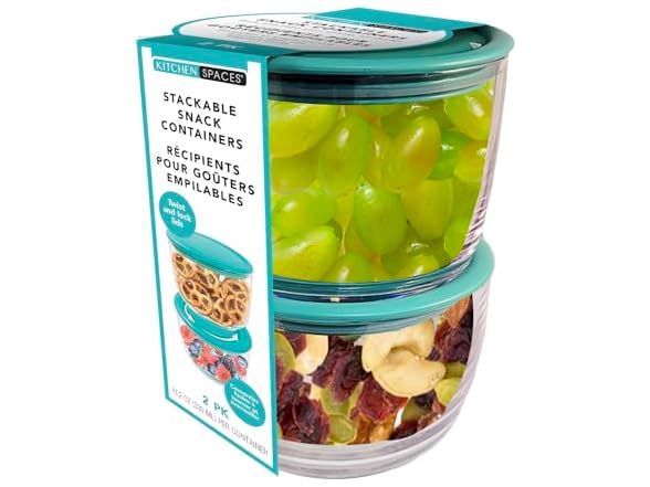 Kitchen Spaces Stackable Snack Containers