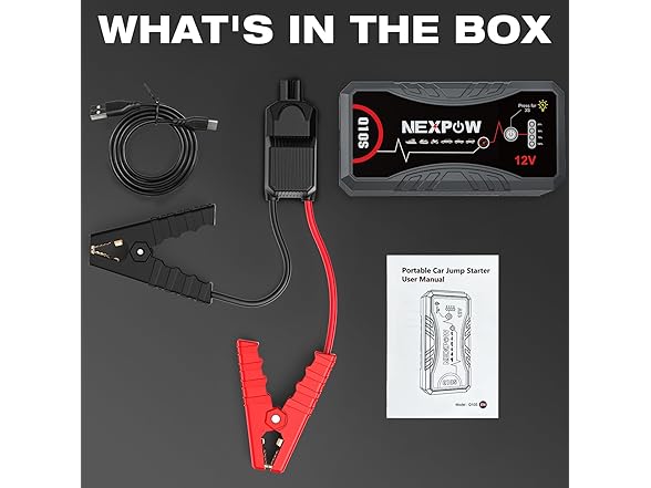 NEXPOW Car Jump Starter | 3000A