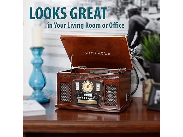 Victrola Aviator 8-in-1 Bluetooth Record Player