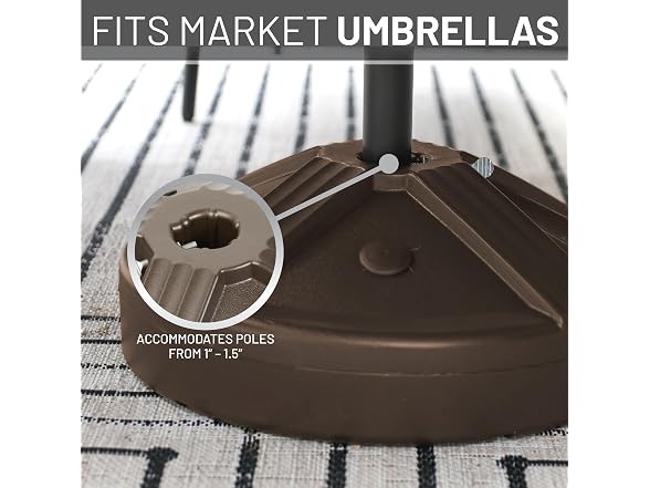 US Weight Durable Fillable Umbrella Base