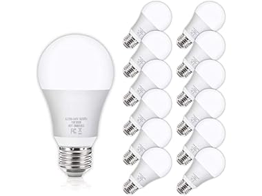 $15.99, Was $22.99, 30% Off! Yochoice 12Pack A19 LED Light Bulbs 100 Watt Equivalent dealfomo