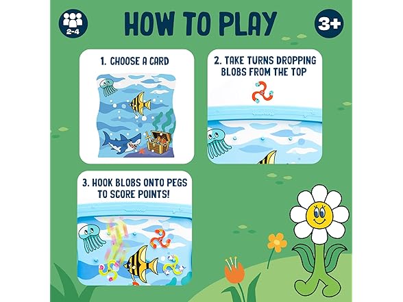 Educational Insights Tumbleblobs Blob-Dropping Strategy Game