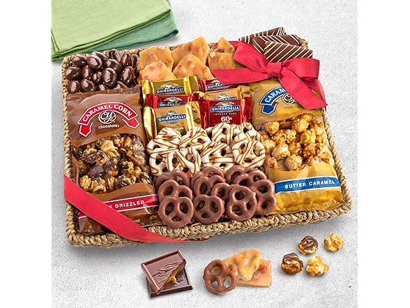 A Gift Inside Choc Caramel Crunch Basket