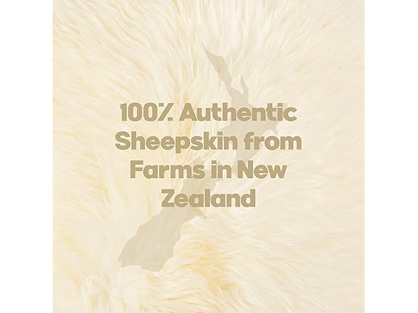 Natural Sheepskin Chairpad with Non-Slip