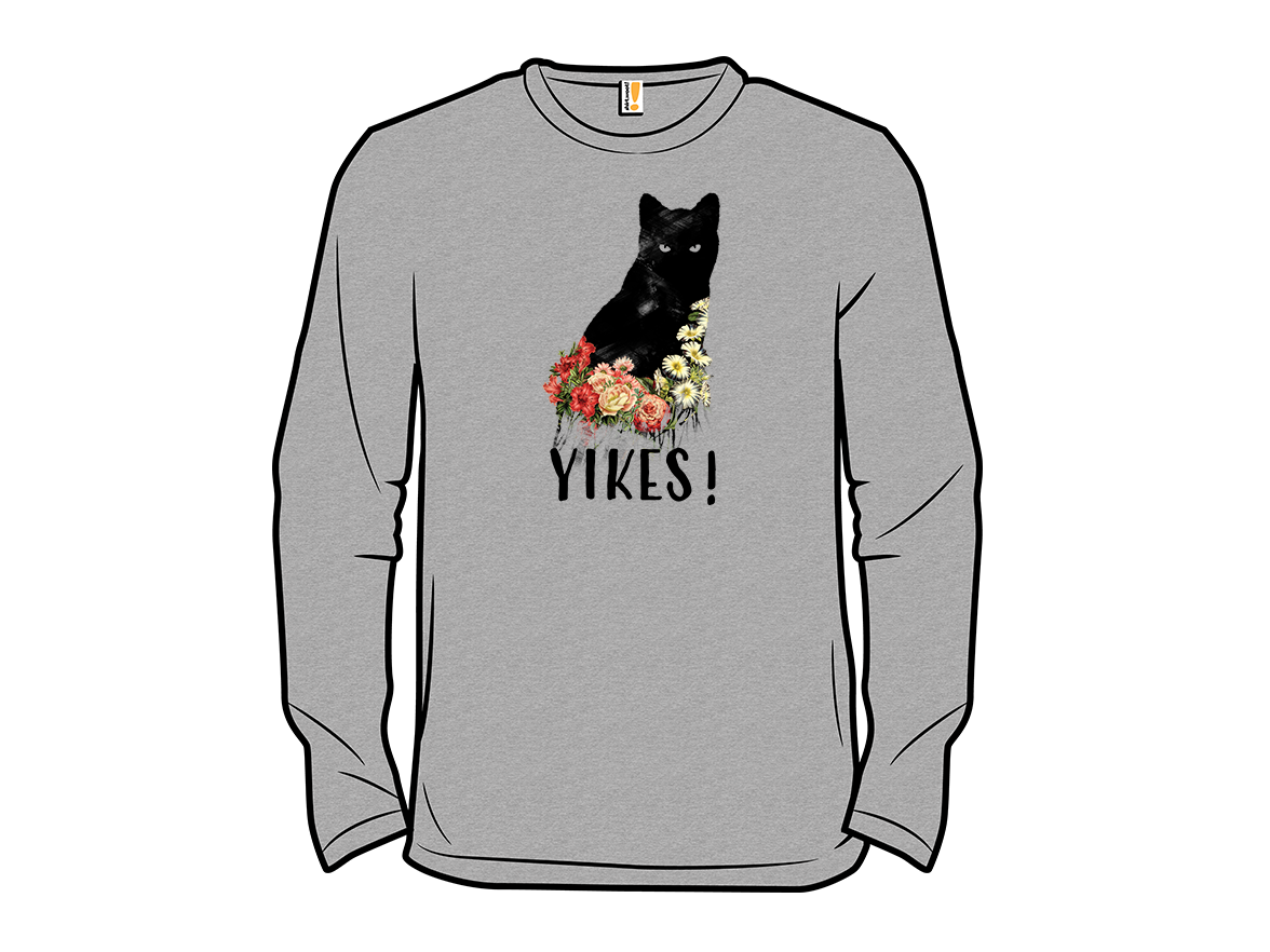 YIKES! Black Cat Vintage Flower - Gallery 13