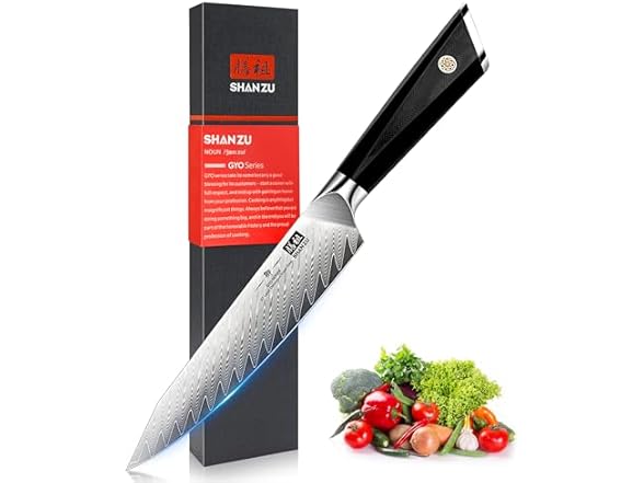 SHAN ZU 6" Damascus Chef Knife