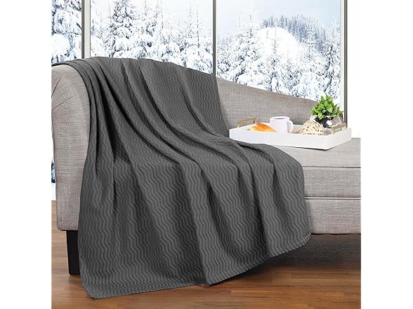 Superior Cotton Lightweight Woven Summer Bed Blanket