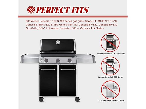 Flavorizer Bars for Weber Genesis 300 Series