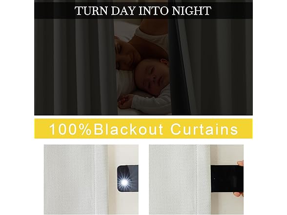 NICETOWN Blackout Curtain 50x84