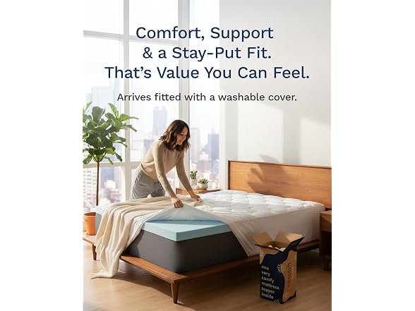 ViscoSoft 3-Inch Memory Foam Mattress CertiPUR-U
