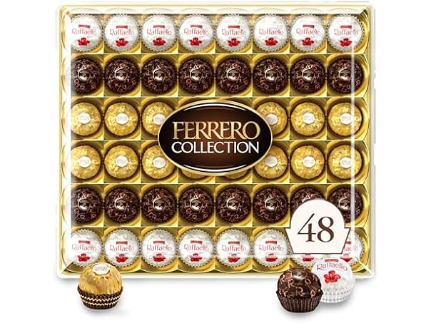 $14.99, Was $30.512, 50% Off! Ferrero Collection Hazelnut Dark 48ct dealfomo