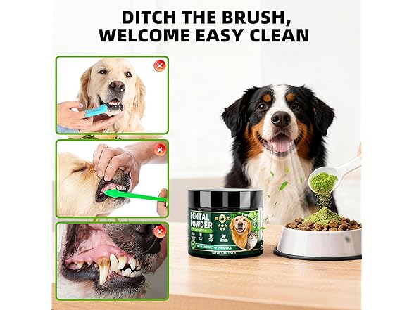 Fuzzycare Dog Teeth Cleaning Powder