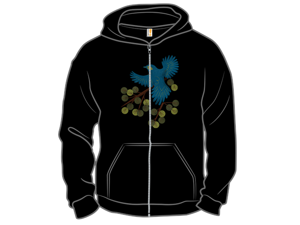 Bird perched on the branch