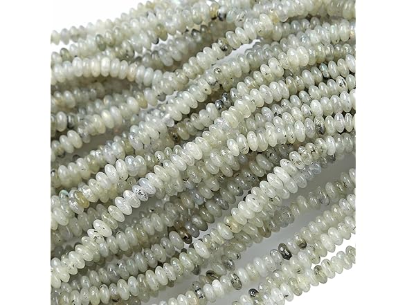 jiejinyu 2x4MM 150PCS Grey Labradorite