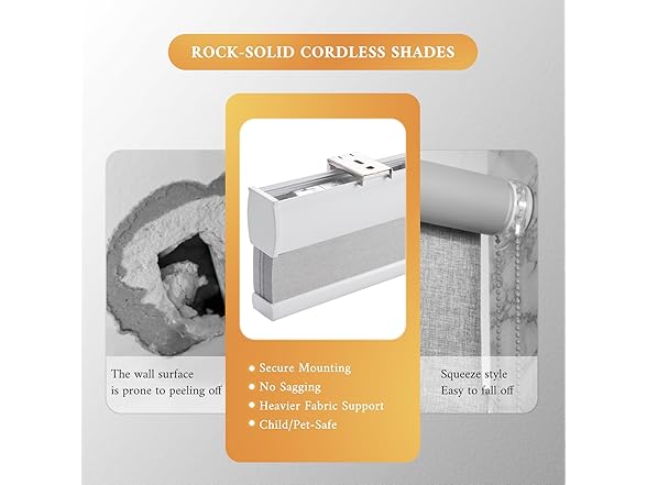 Atxbyoh Cordless Blackout Cellular Shades for Indoor Windows